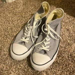Grey Converse High Tops